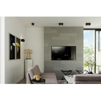 Luz de teto LOBO 1xG9/40W/230V preto antigo