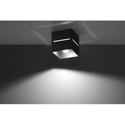 Luz de teto LOBO 1xG9/40W/230V preto antigo