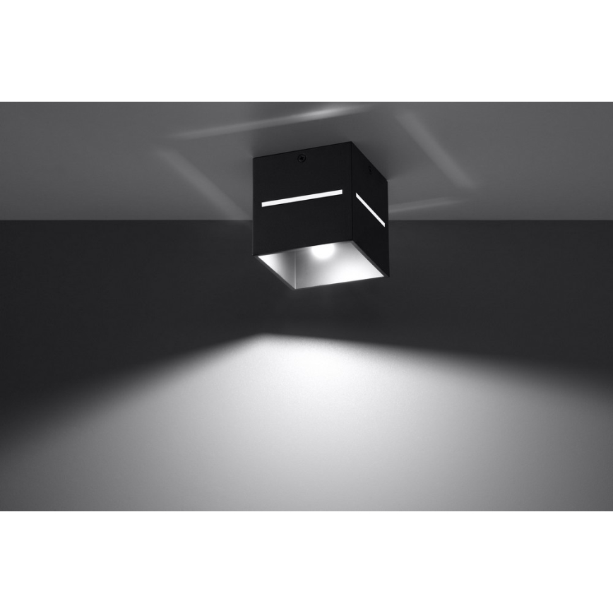 Luz de teto LOBO 1xG9/40W/230V preto antigo