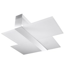 Luz de teto MASSIMO 2xE27/60W/230V branco/cromo