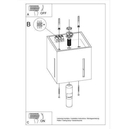Luz de teto PIXAR 1xG9/40W/230V