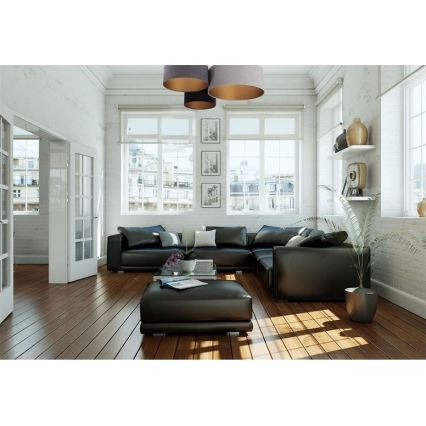 Luz de teto SPACE 3xE27/60W/230V