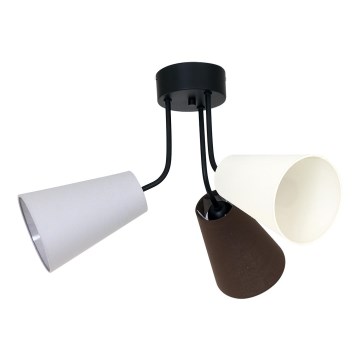 Luz de teto TUBLES 3xE27/60W/230V