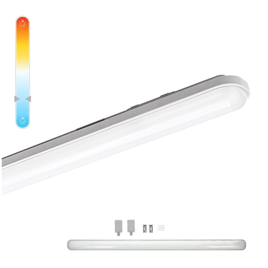 Luz de trabalho fluorescente LED NEGRO LED/36W/230V IP65 6000K