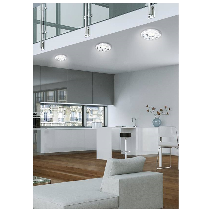Luz embutida EYE 1xGU10/35W/230V
