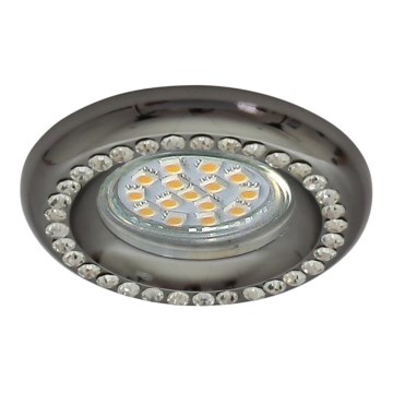 Luz embutida SOC 1xGU10/50W/230V preto