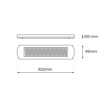 Luz florescente 2xG13/18W/230V
