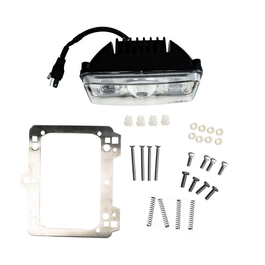 Luz frontal LED para trator LED/69W/10-30V IP69 5700K retangular