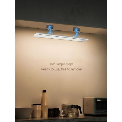 Luminária LED para armário CABINET-4 com sensor PIR LED/1,5W/230V 1100mAh 4000K