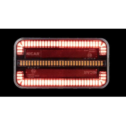 Luz LED combinada com pisca-pisca dinâmico LED/12-24V IP65