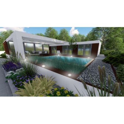 Luz LED de entrada exterior LED/4W/85-264V IP67 4000K