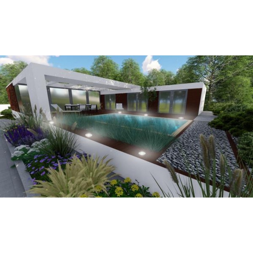 Luz LED de entrada exterior LED/4W/85-264V IP67 4000K