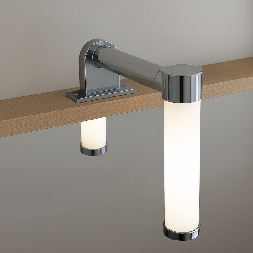 Luz LED para espelho de casa de banho APA MINI, LED/4W/230V, IP44, cromado brilhante