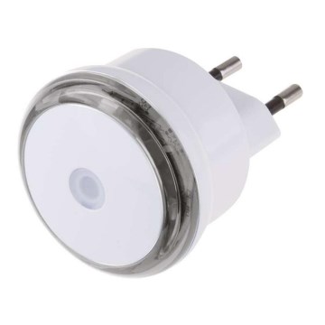 Luz noturna de tomada com fotossensor 3xLED/0,5W/230V