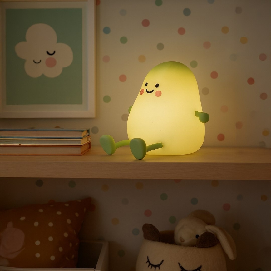 Luz nocturna infantil LED tátil, recarregável e dimerizável MANGO LED/2,5W/5V 800 mAh