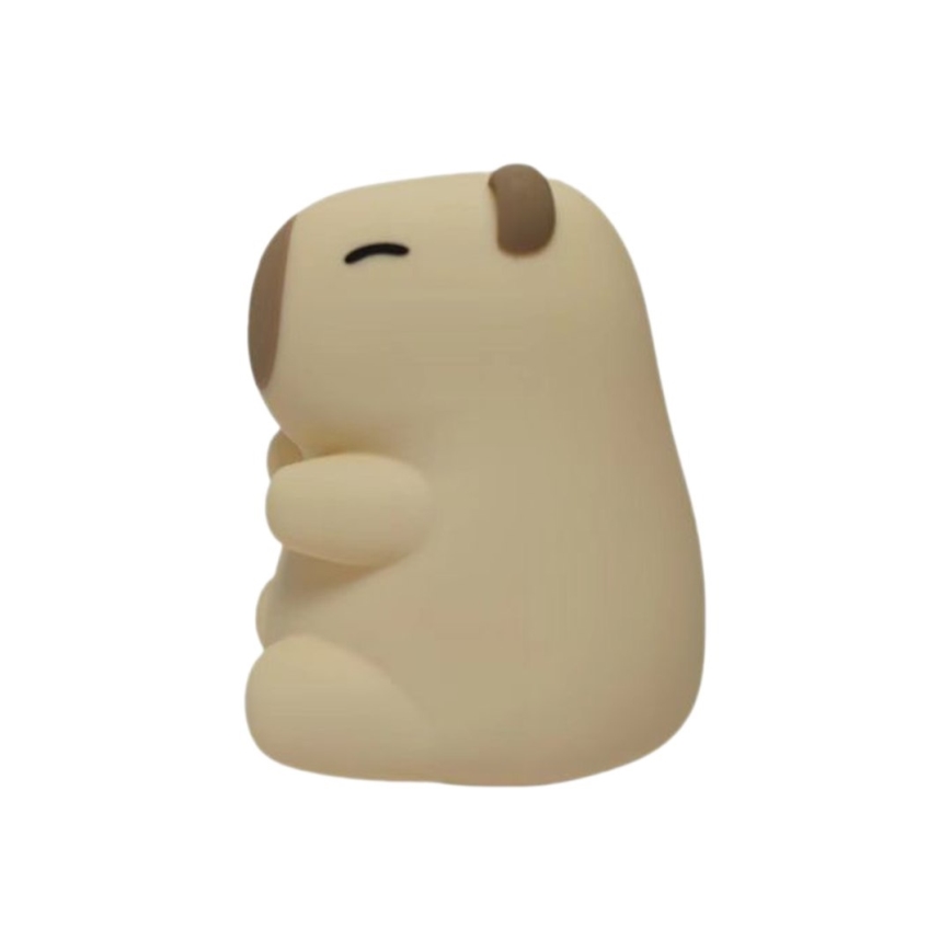 Luz noturna infantil tátil recarregável e dimerizável LED RGBW KAPYBARA LED/0,45W/5V 800 mAh