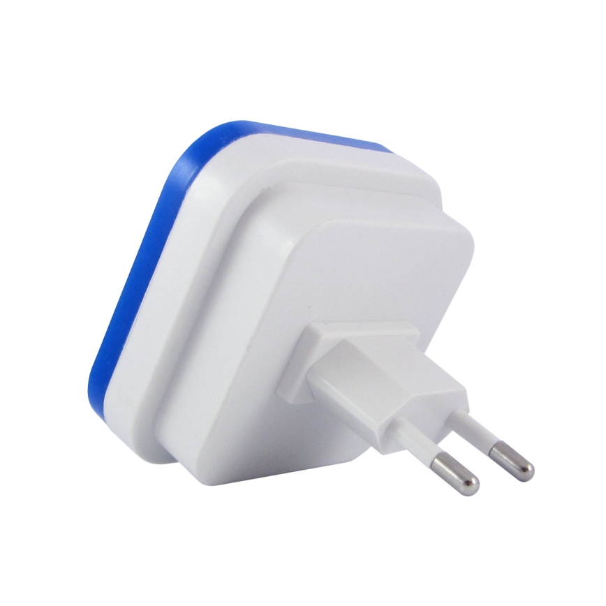 Luz Noturna LED com Sensor LED/0,5W/230V azul