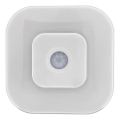 Luz noturna LED com sensor LED/0,5W/4,5V 3xAAA branca