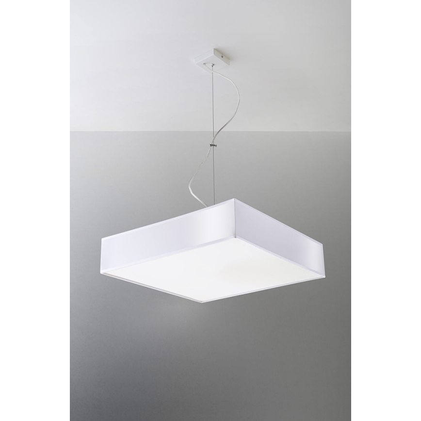 Luz pendente HORUS 45 3xE27/60W/230V branco