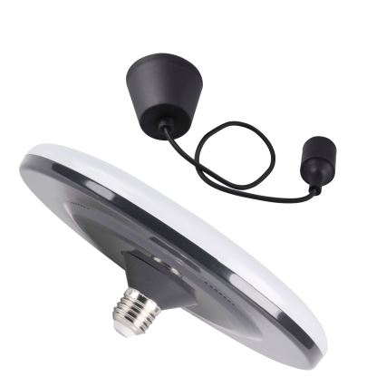 Luz pendente LED KIKI 1xE27/15W/230V preto antigo