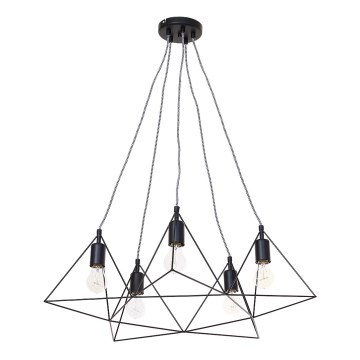 Luz pendente TREKANT 5xE27/60W