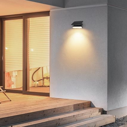 Luz Solar LED 2 em 1 LED/0,9W/3,7V 3000K IP65 1200 mAh preto