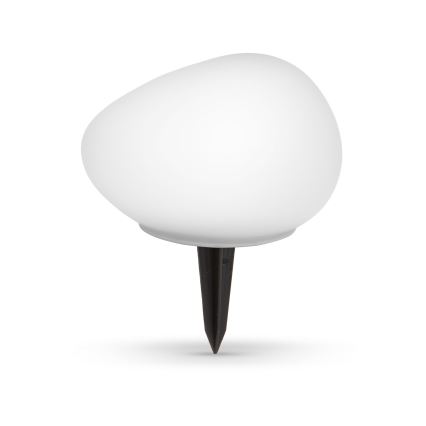 Luz solar LED 1,2 V 300 mAh IP44 — formato seixo