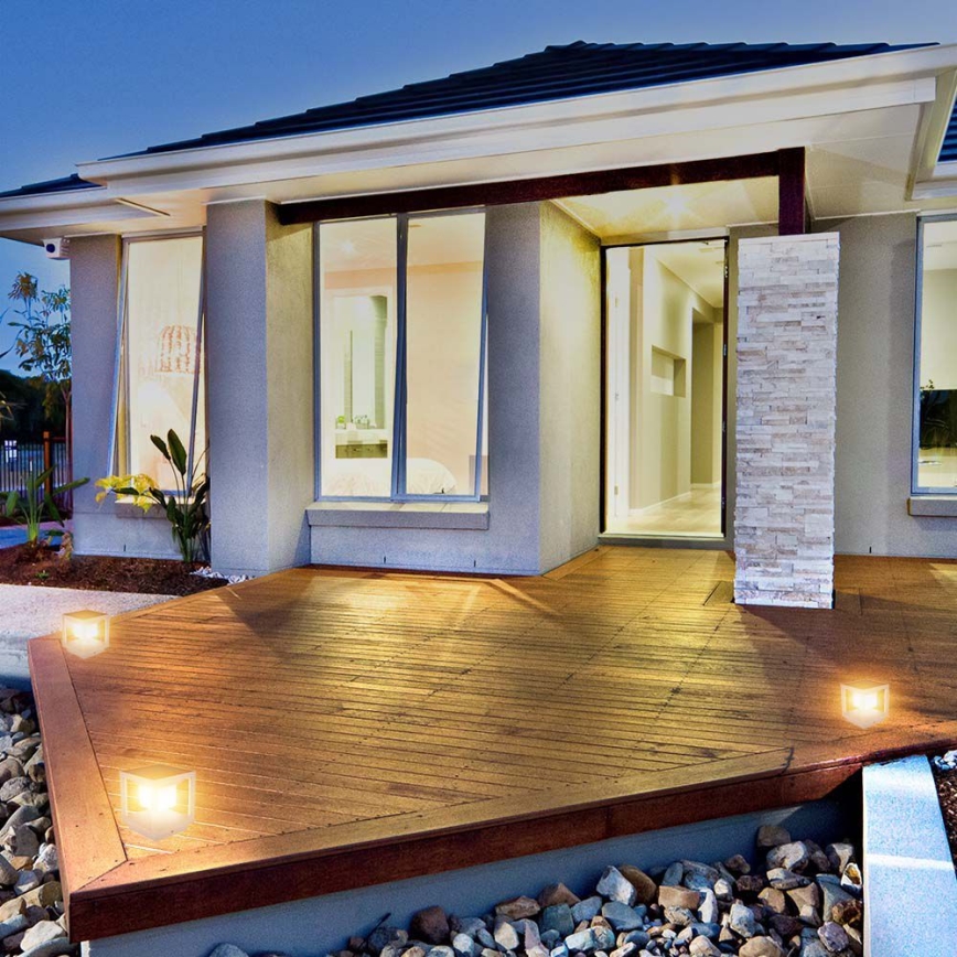 Luz Solar LED com sensor LED/2W/5,5V 3000K IP65 2600 mAh branco