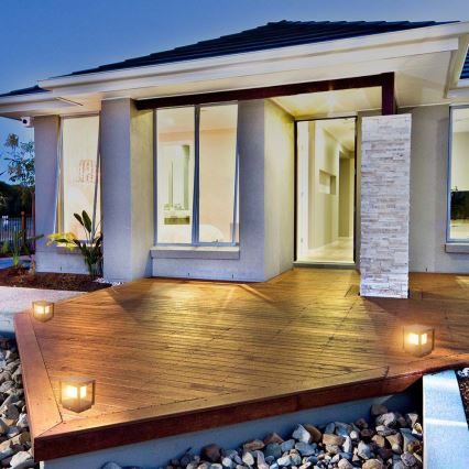 Luz Solar LED com sensor LED/2W/5,5V 3000K IP65 2600 mAh preto