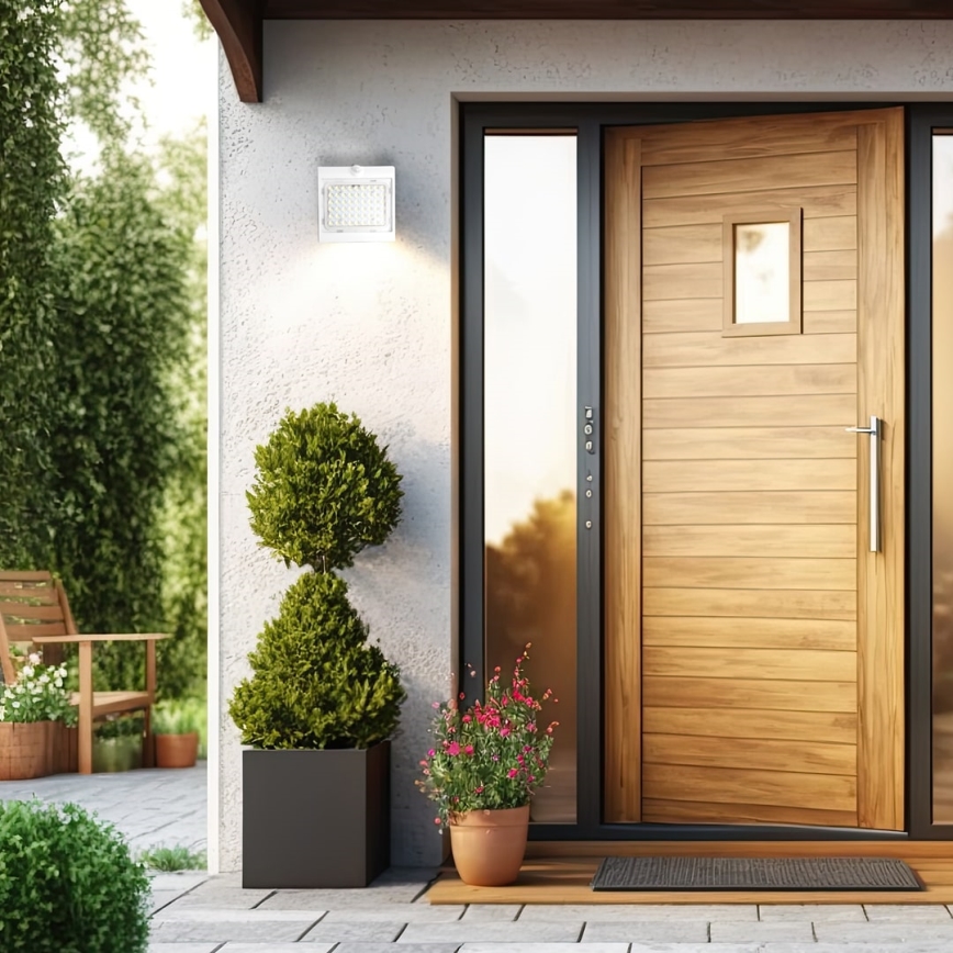 Luz solar LED com sensor de movimento e crepúsculo LED/3,2W/2000 mAh 3,7V IP65