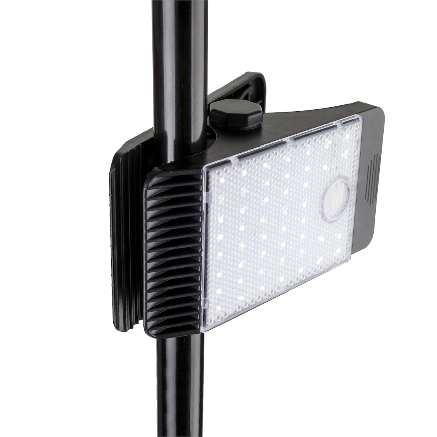 Luz Solar LED com sensor de movimento e crepúsculo CLIPS LED/4W/1200 mAh 3,7V IP44 preto