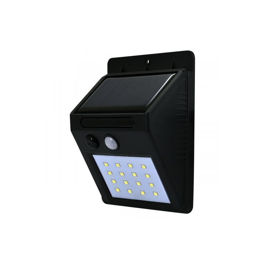 Luminária de parede solar LED com sensor LED/2,2W/3,7V 2200 mAh IP44