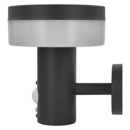 Luminária de parede solar LED com sensor LED/2W/3,7V 1200 mAh IP44