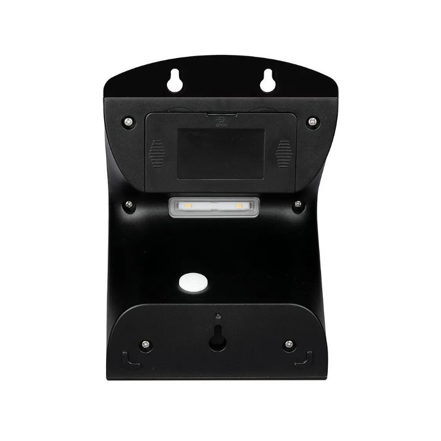 Luminária de parede solar LED com sensor LED/3W/3,7V 3000/4000K IP65 2000 mAh preta