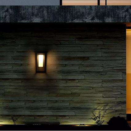 Luminária de parede solar LED com sensor CHIP SAMSUNG LED/2W/3,7V IP65 2600 mAh