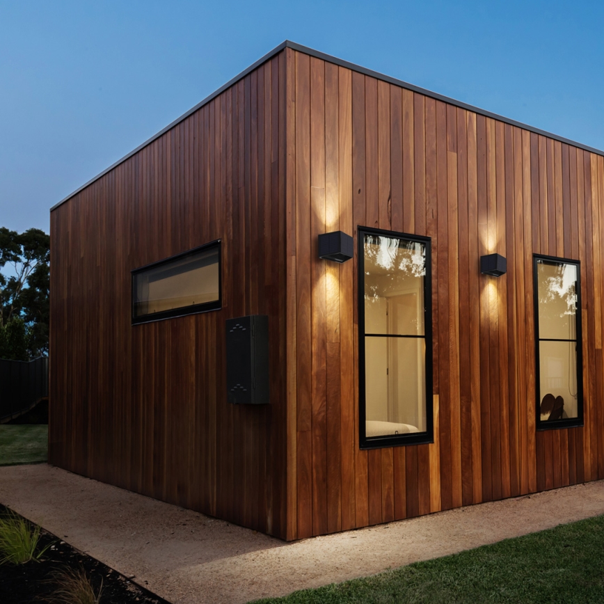 Luminária de Parede Solar LED WINGS LED/2W/1200 mAh 3,7V 3000K IP54 preta