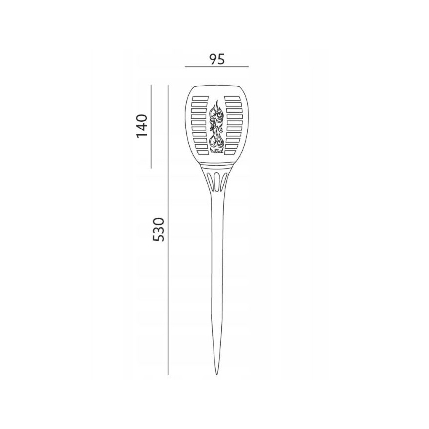Luz solar LED para exterior SPARKLE LED/0,12W/1,2V IP44 300 mAh