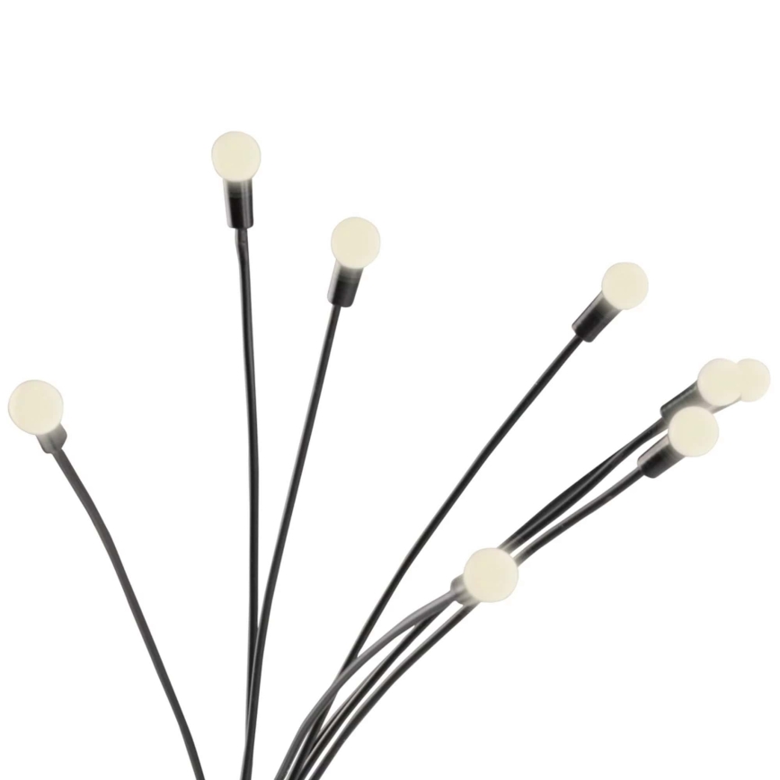 Luz Solar LED FIORINI 8xLED/1,2V 600 mAh IP44 preto