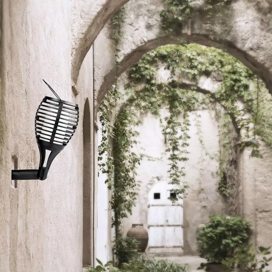 Luz Solar LED FLAME 4 em 1 1xLED/0,45W/3,7V IP44 500 mAh