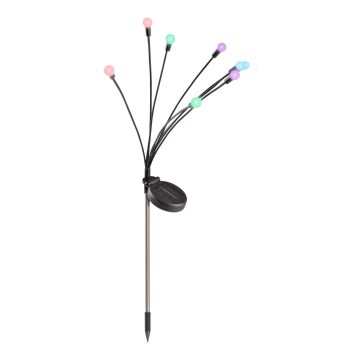 Luz Solar LED RGB FIORINI 8xLED/1,2V 600 mAh IP44 preto