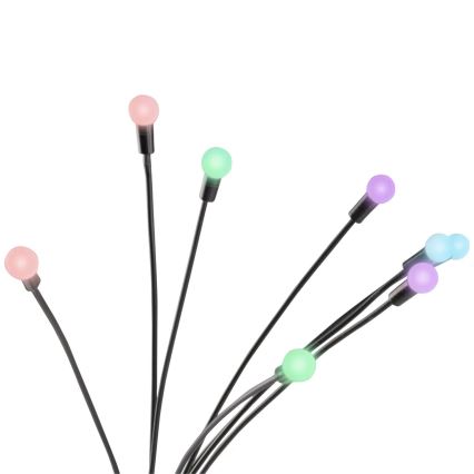 Luz Solar LED RGB FIORINI 8xLED/1,2V 600 mAh IP44 preto