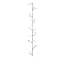 Luzes de Natal LED de interior NANO 100xLED/3xAA 2,9m rosa