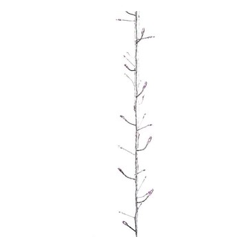 Luzes de Natal LED de interior NANO 100xLED/3xAA 2,9m rosa