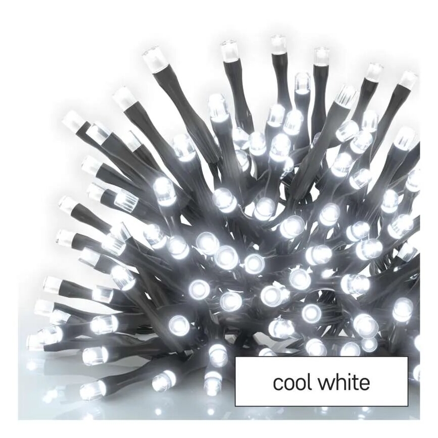 Luzes de Natal LED para exterior 100xLED/2,5x0,9m IP44 branco frio