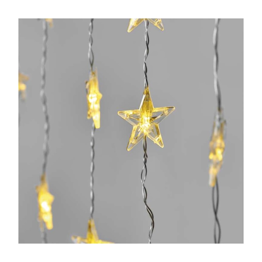 Luzes LED de Natal para exterior 30xLED/3,9m IP44 estrelas
