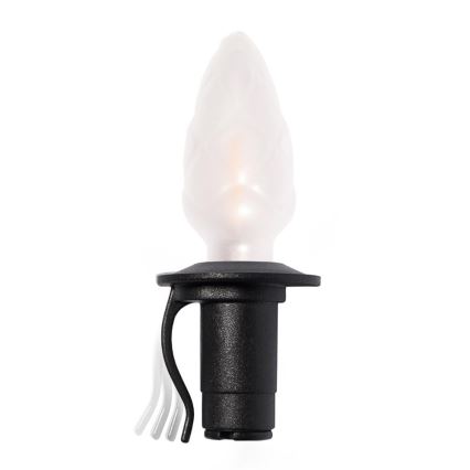 Guirlanda de Natal LED para exterior CONE FILAMENT 20xE10 19m colorida / branco quente IP44, Fabricado na República Checa