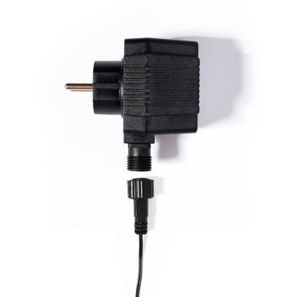 Guirlanda de Natal LED para exterior CONE FILAMENT 20xE10 19m colorida / branco quente IP44, Fabricado na República Checa