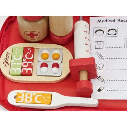 Maleta de médico com acessórios