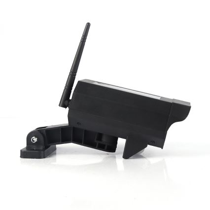 LED Câmara de segurança simulada com sensor e painel solar LED/5W/5,5V 800 mAh IP65 + comando remoto