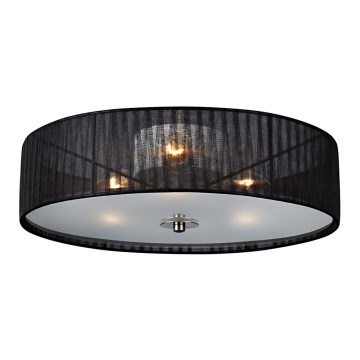 Markslöjd 104884 - Luz de teto BYSKE 3xE14/40W/230V preto antigo